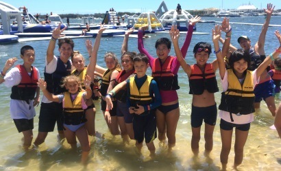 Summer Camp Gold Coast Australia swimming activity