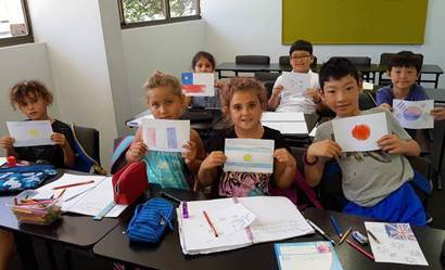 English class for Young children from all over the world